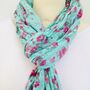 Floral Cotton Scarf, thumbnail 5 of 12