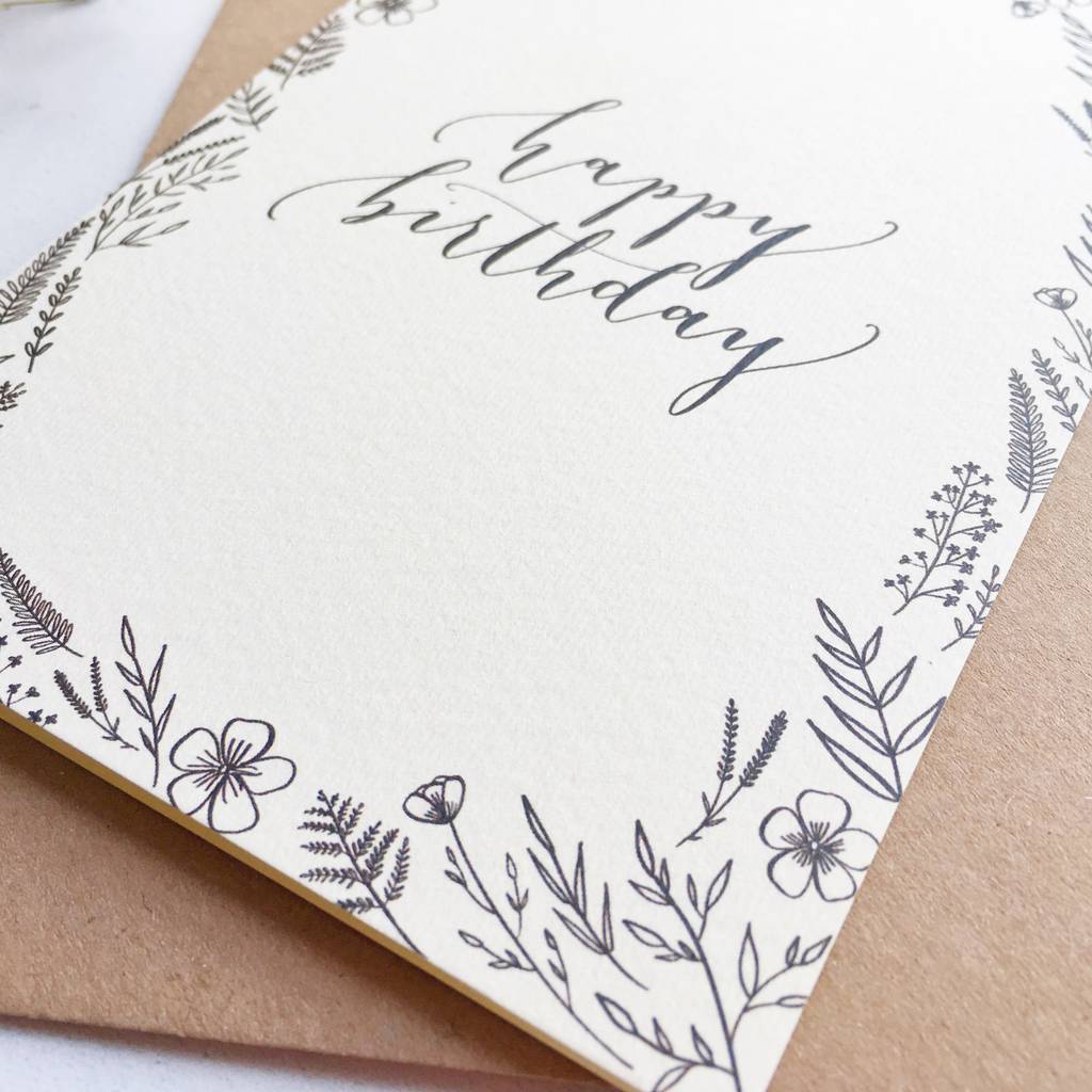 Happy Birthday Calligraphy Ribbon / Hello my friends and welcome back ...