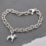 Labradoodle Silver Dog Charm, thumbnail 9 of 12