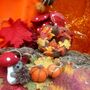 Handmade Felt Autumn Leaves And Pumpkin Wreath, thumbnail 2 of 2