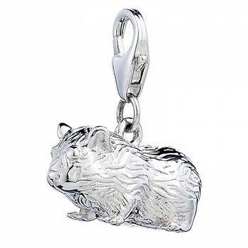 Guinea Pig Sterling Silver Charm, 3 of 8