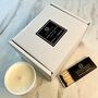 New Home Gift Set Housewarming Candle And Matches Set, thumbnail 2 of 7