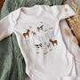 Personalised Farm Animals Baby Outfit, thumbnail 5 of 5