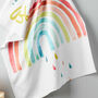Children's Personalised Rainbow Swimming Towel, thumbnail 3 of 3