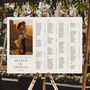 Alphabetical Photo Wedding Seating Plan, thumbnail 1 of 6