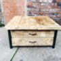 Industrial Reclaimed Coffee Table Tv Unit 279, thumbnail 4 of 5