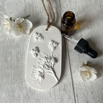 Bees And Verbena Car Air Freshener Botanical Gift, 3 of 4