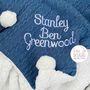 Personalised Knitted Baby Blanket, thumbnail 7 of 11