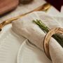 Personalised Natural Traditional Christmas Napkin, thumbnail 2 of 3
