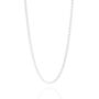 Sterling Silver Plain Belcher Chain Necklace, thumbnail 2 of 3