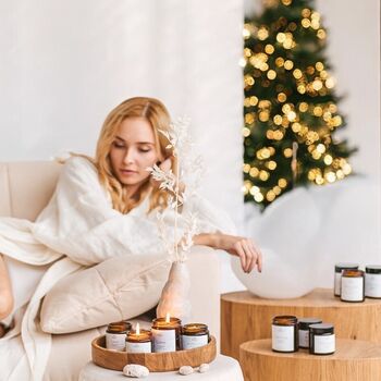 Relaxing Soy Wax Candle Christmas Gift Scented With Pure Essential Oil, 11 of 12