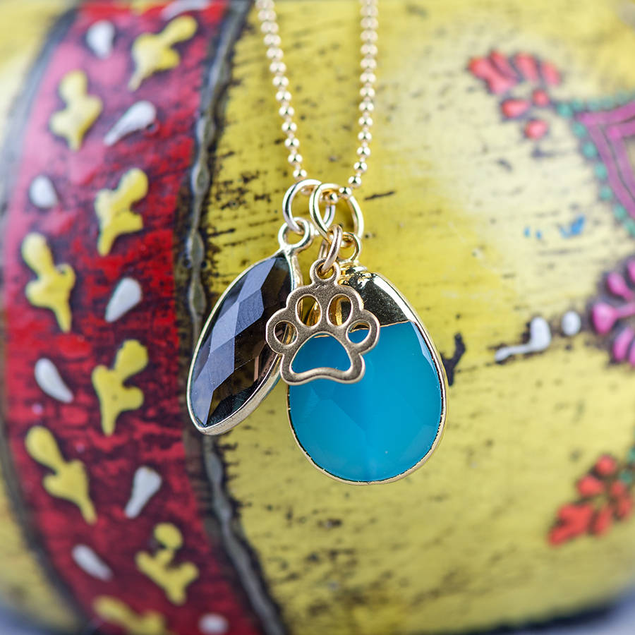 Gold Bear Totem Charm Necklace By Elizabeth Caroline | notonthehighstreet.com