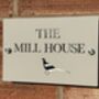 Personalised Pheasant Design House Acrylic Number Sign, thumbnail 1 of 5