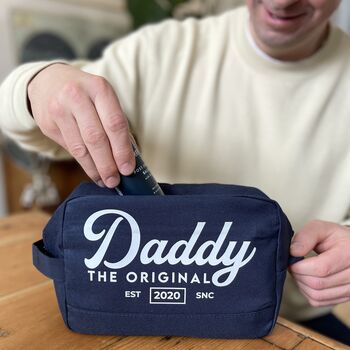 Personalised Daddy The Original Washbag, 3 of 3