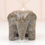Marble Elephant Tea Light Holder, thumbnail 8 of 12