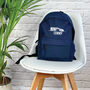 Kids Personalised Super Car School Rucksack, thumbnail 2 of 5