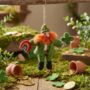 Handmade Felt Lucky Leprechaun Irish Hanging Decoration, thumbnail 2 of 3