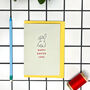 Easter Bunny Hand Embroidered Card, thumbnail 1 of 3