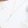 Sterling Silver Music Note Necklace, thumbnail 2 of 7