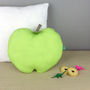 Personalised Apple Shaped Cushion, thumbnail 3 of 10