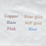 Personalised Embroidered Wedding T Shirts, thumbnail 2 of 5