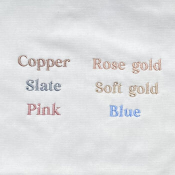 Personalised Embroidered Wedding T Shirts, 2 of 5