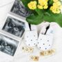 Dotty Fish White Stars Soft Leather Baby Shoes With Barefoot Soles, thumbnail 4 of 8