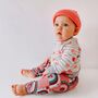Organic Pink Stripe Baby And Child Long Sleeved Top, thumbnail 1 of 3