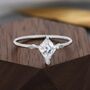 Rhombus Cz Ring In Sterling Silver, thumbnail 6 of 10