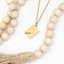 Personalised Secret Message Gold Envelope Necklace, thumbnail 7 of 12