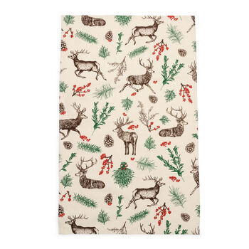 Christmas Reindeer Tea Towel, 4 of 5