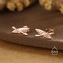 Sterling Silver Kayak Boat Stud Earrings, thumbnail 3 of 11