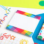 Rainbow Checks Sticky Notes Pad, thumbnail 5 of 7
