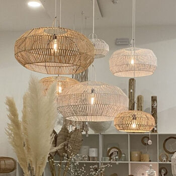 Natural Rattan Pendant Lampshade, 4 of 5