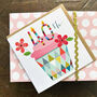 Cupcake 40th Birthday Card, thumbnail 1 of 5