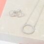 Chora Sterling Silver And Cubic Zirconia Jewellery Set, thumbnail 1 of 5
