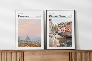 Personalised Minimalist Travel Poster | Florence, 5 of 6