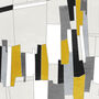 Mustard Yellow Set Of Three Abstract Fine Art Prints, thumbnail 5 of 8