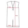 Designer Handmade Cotton Kaftan Dress, thumbnail 3 of 4