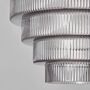Fluted Ribbed Glass Lampshade, thumbnail 4 of 6