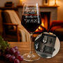 Retirement Diamante Embellished Stemmed Wine Glass And Gift Set, thumbnail 1 of 4