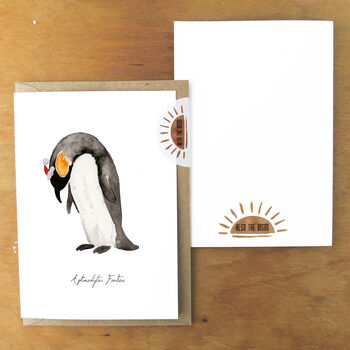 Emperor Penguin Christmas Card, 2 of 8