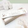 Personalised Woodland Animals Wooden Certificate Holder, thumbnail 2 of 3
