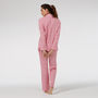 Cotton Pyjamas In Pink Solero Print, thumbnail 3 of 5