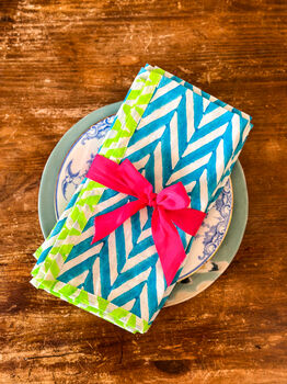 Neon Block Print Napkins, 4 of 7