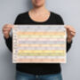 Mini 2026 Wall Planner Year Calendar A3, thumbnail 10 of 10