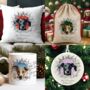 Personalised Christmas Whippet Break Through, thumbnail 1 of 10