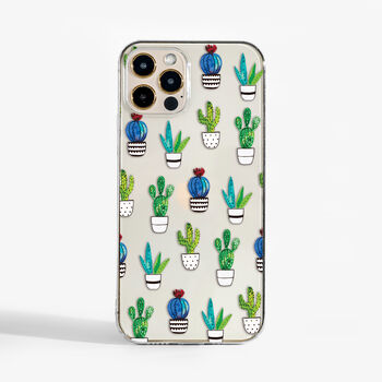 Cactus Clear Phone Case, 2 of 3