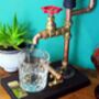 Personalised Copper Pipe Drink Dispenser With Red Tap, thumbnail 2 of 5