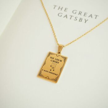 The Great Gatsby Book Necklace, 5 of 8
